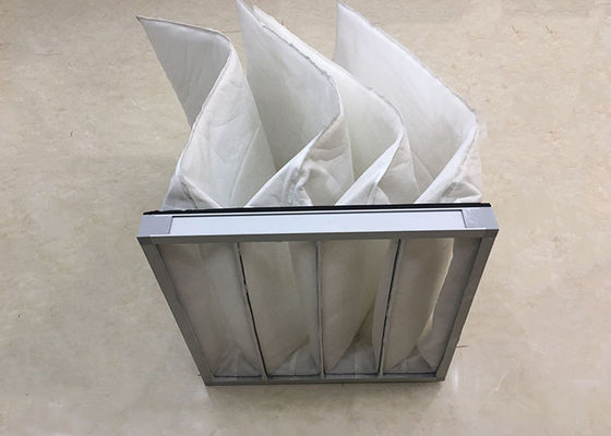 Aluminum Frame ISO9001 85% Efficiency F7 Pocket Air Filters