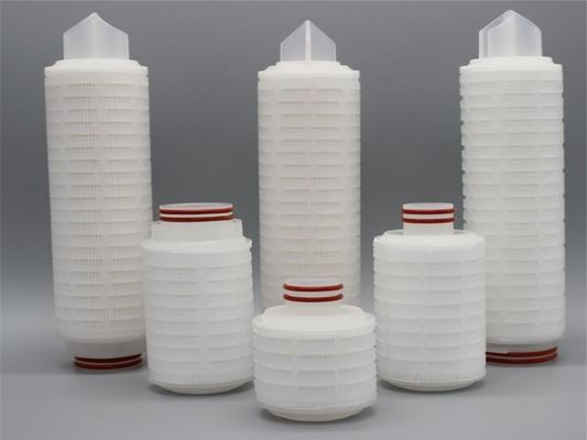 microporous PES Film 50um PP Pleated Filter Cartridge