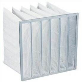 ISO Large Dust Capacity 45Pa Pocket Filter Bag