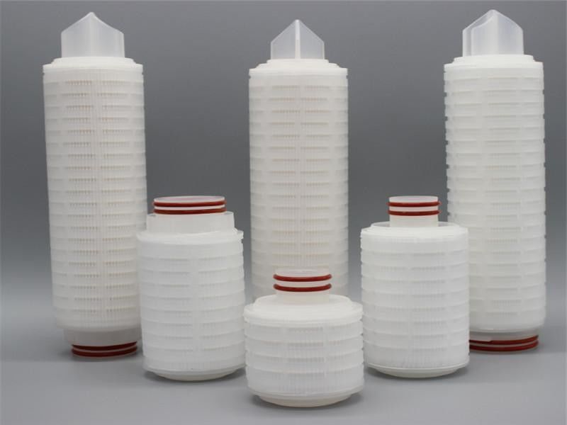 microporous PES Film 50um PP Pleated Filter Cartridge